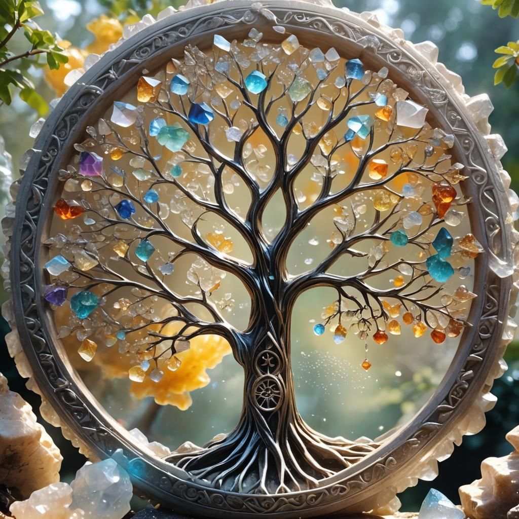 Crystalline Tree of Life in Divine Light