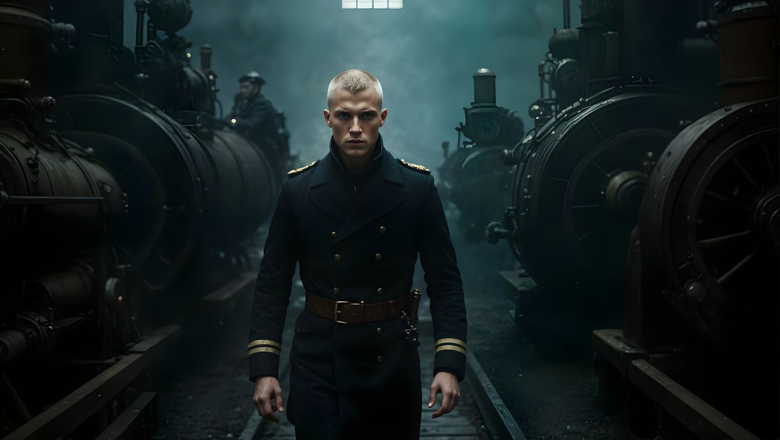 Steampunk Sailor on a Cinematic Engine