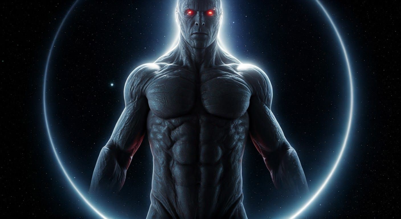 Hyperrealistic Black Hole with Anamorphic Lens Flare