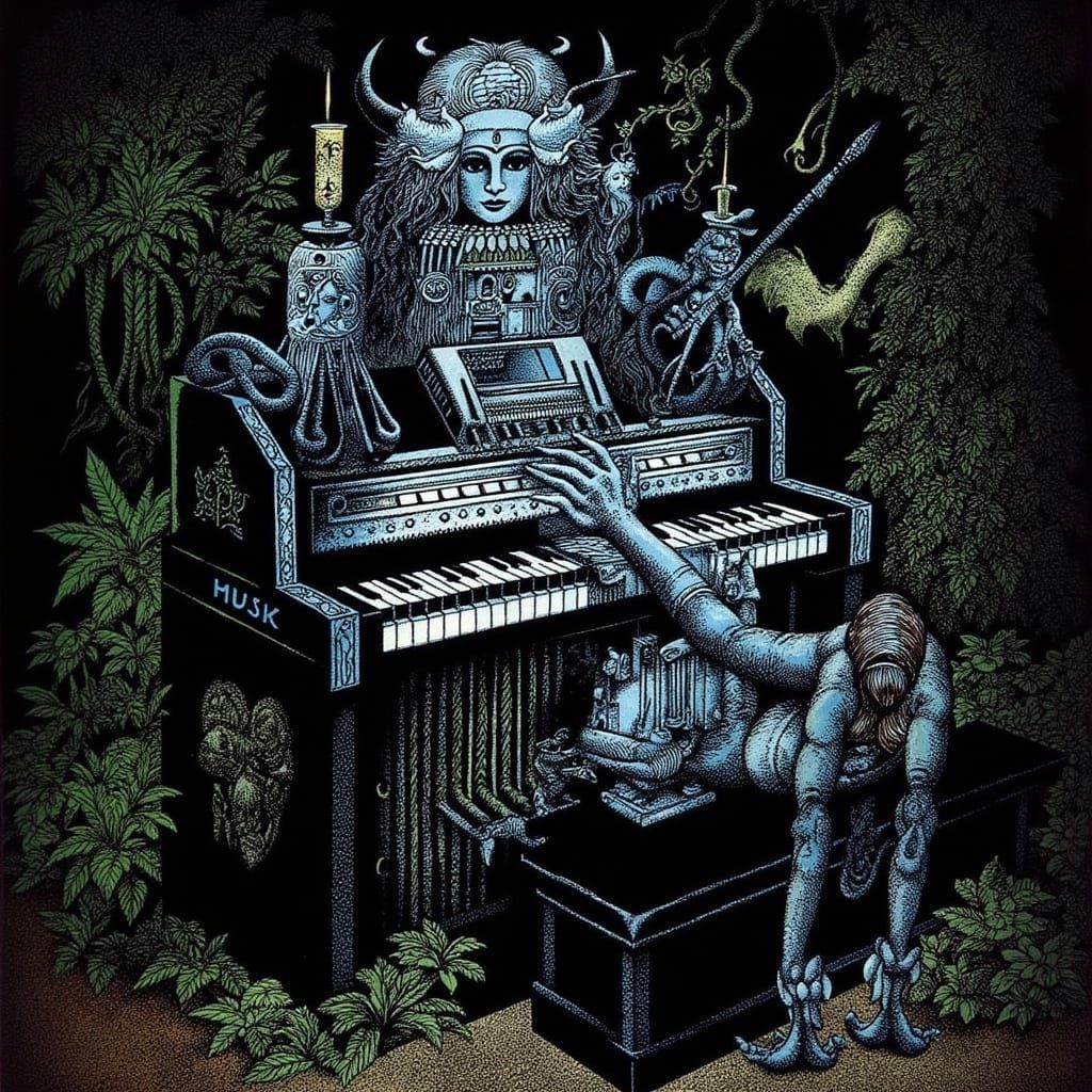 Blue Man Group Performs on Pipe Organ