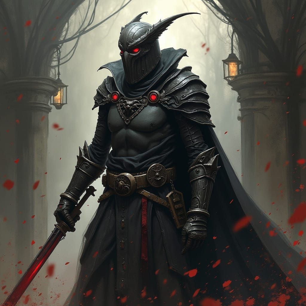 Surrealist Grimdark Art in Dark Fantasy Style