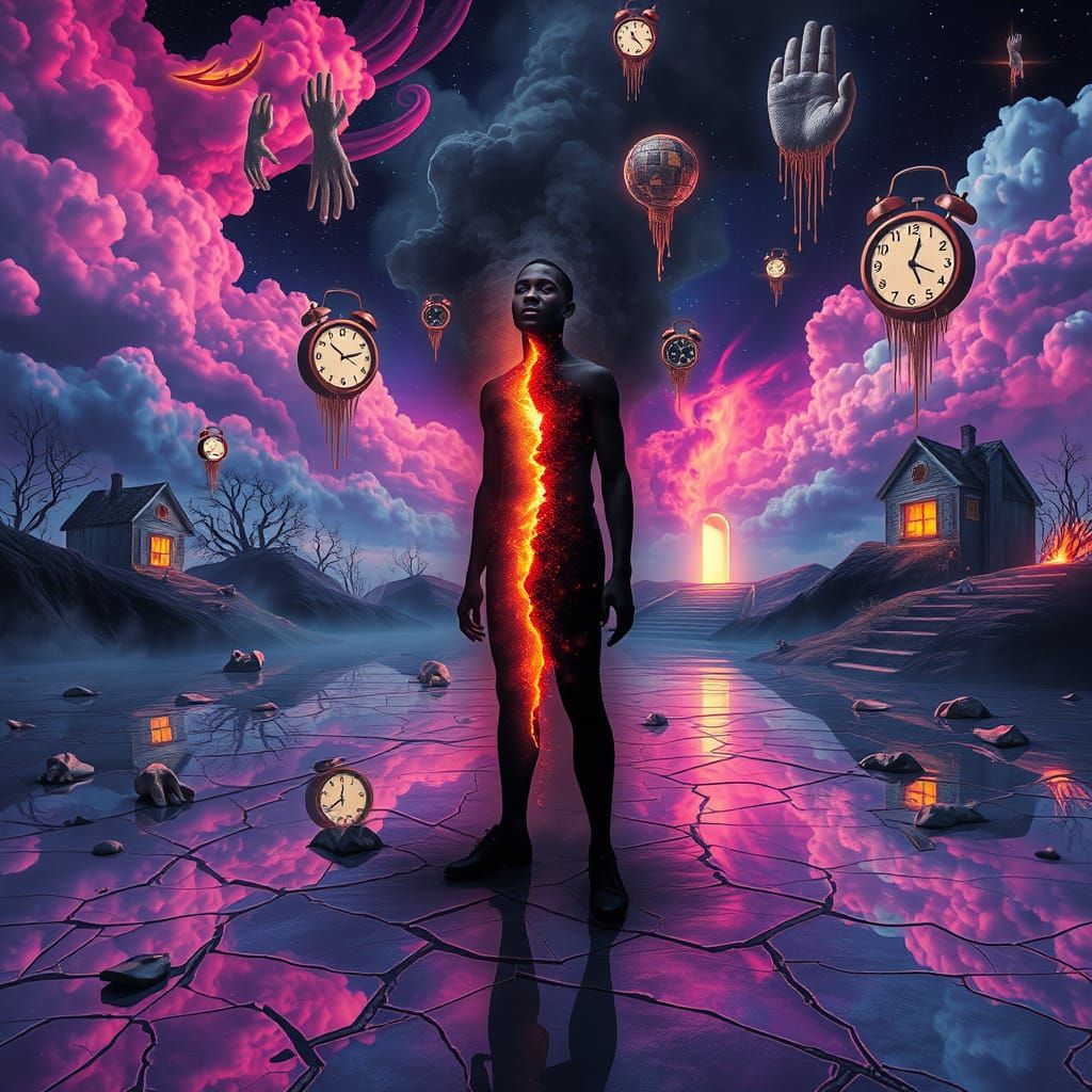 Psychedelic Surrealism: Emotional Survival in Dreamscape