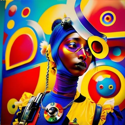 Abstract Concept as Photorealistic Oil Painting