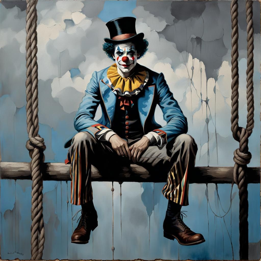 sad clown