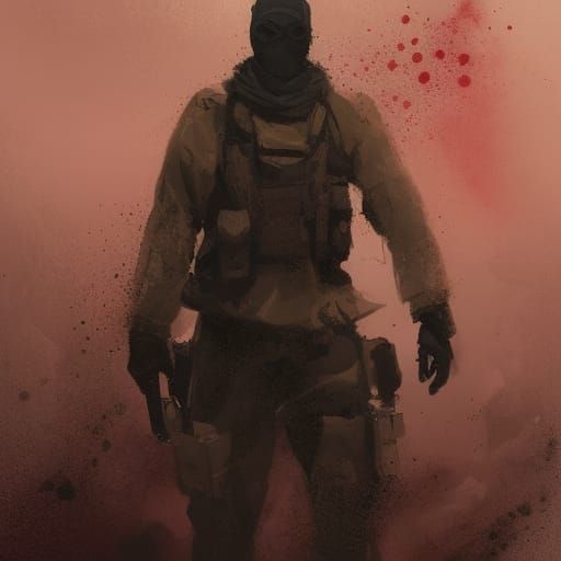 Sinister Soldier in Chemical Warfare