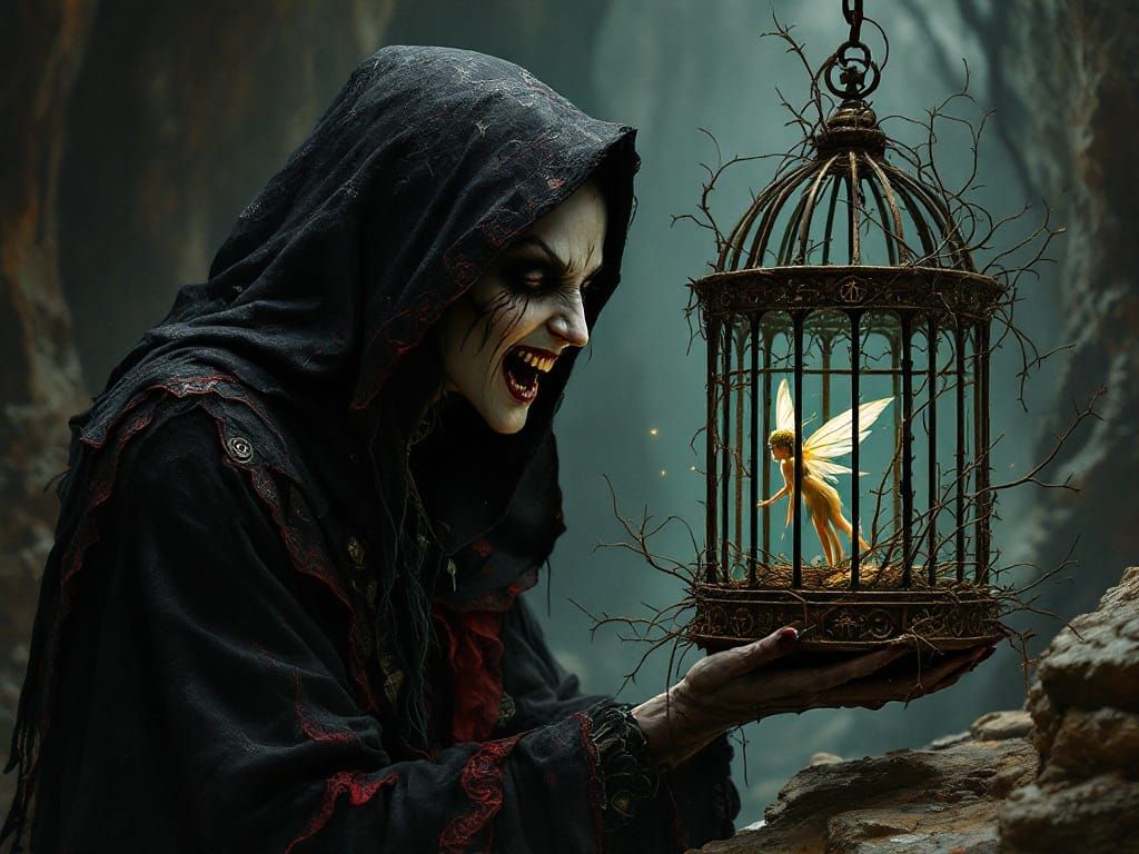 Dark Whimsy Fairy Captivity