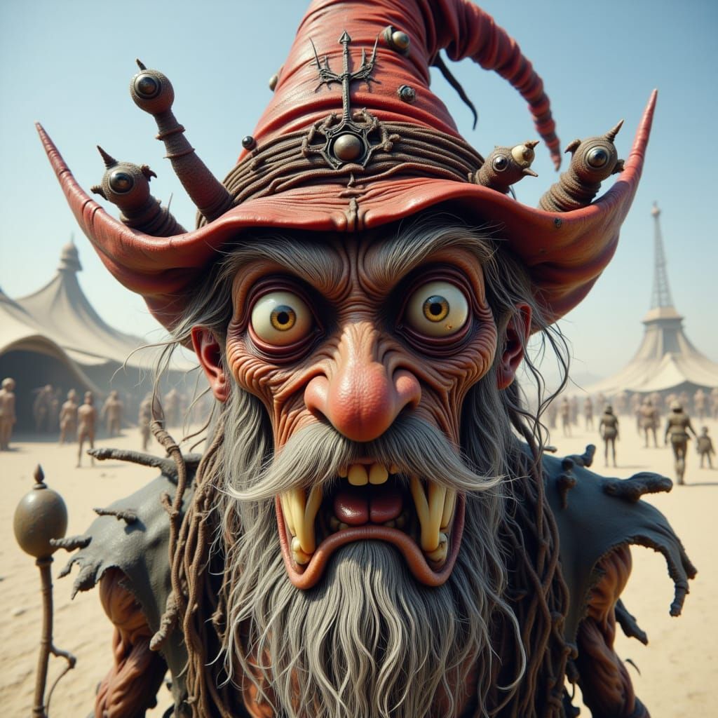 Crazy Gnome at Burning Man Festival