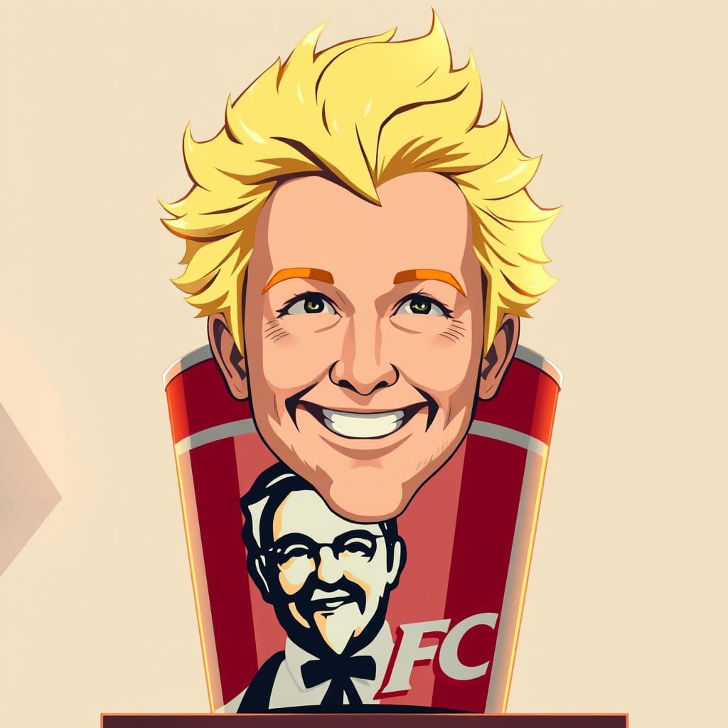 Logan Paul as KFC Bucket Icon