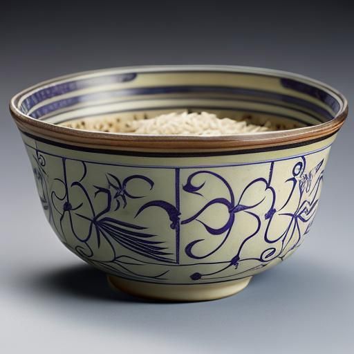 Nanaak's Rice Bowl and Spoon, Punjab 1501 C.E.