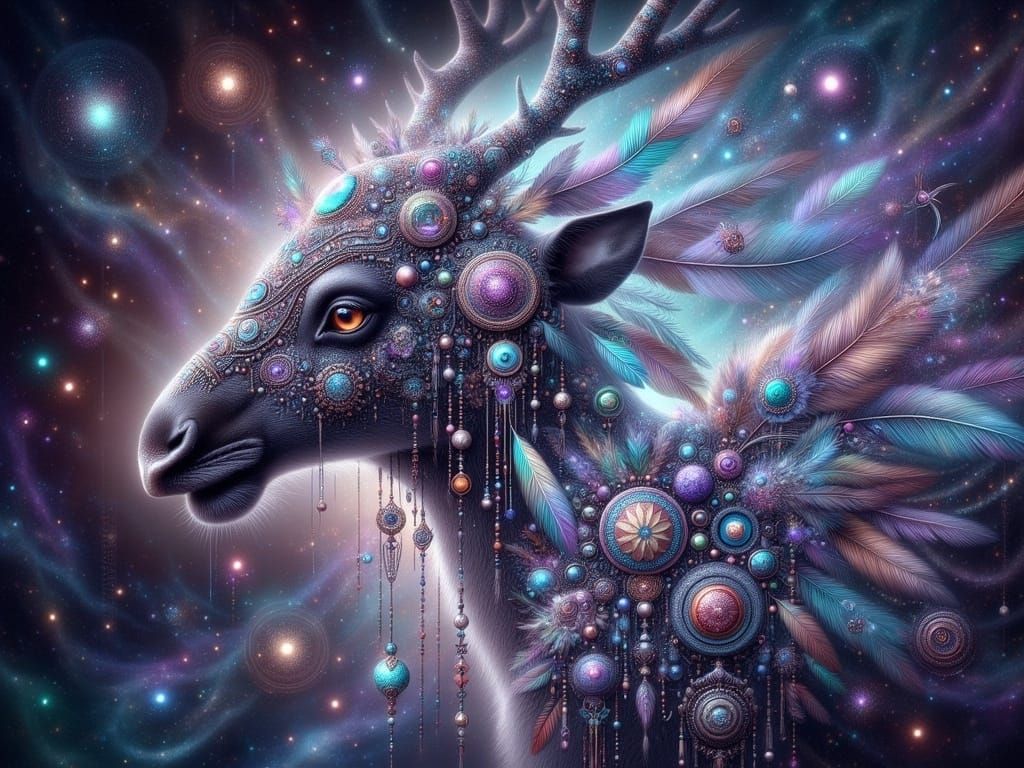 Ethereal Being in Cosmic Holographic Aura