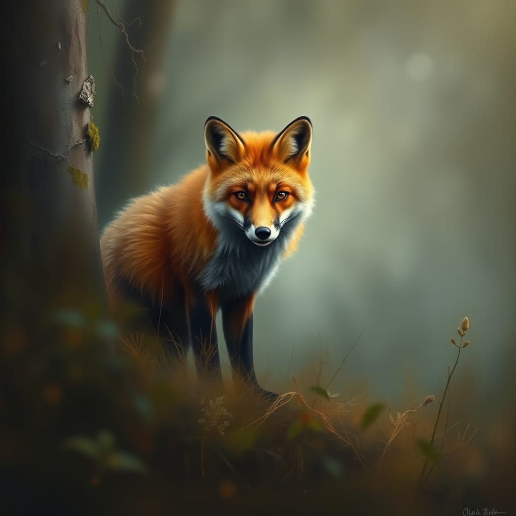 Fox in the Mist