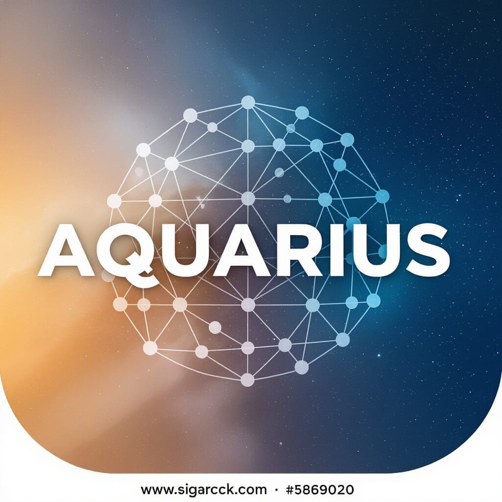 Aquarius Zodiac Sign Illustration