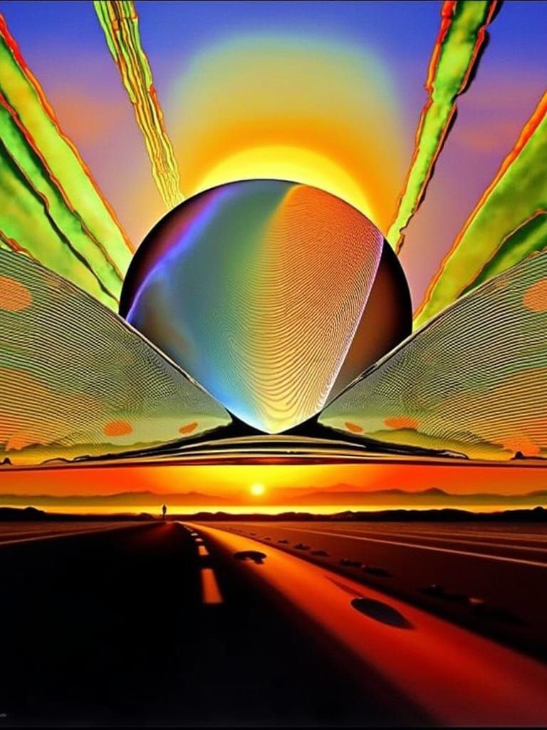 Peculiar Sunset Yesterday Evening...