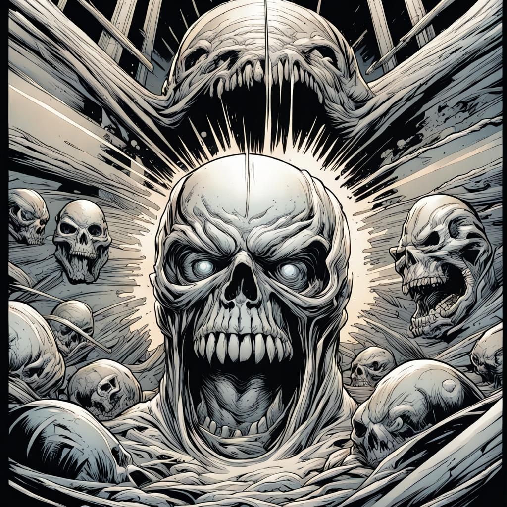 Menacing Comic Book Art in Brooks and Mumford Style