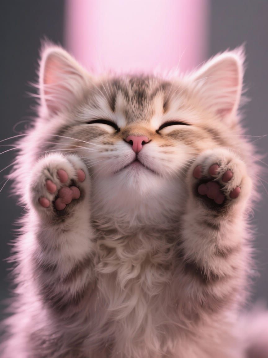 “Cute Cheek-Squish Kitty”