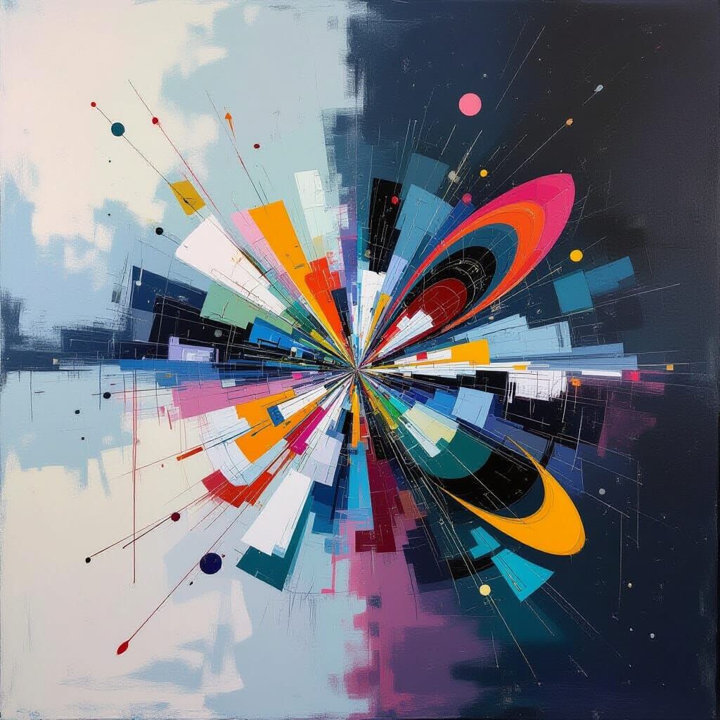 Abstract Distortion Art