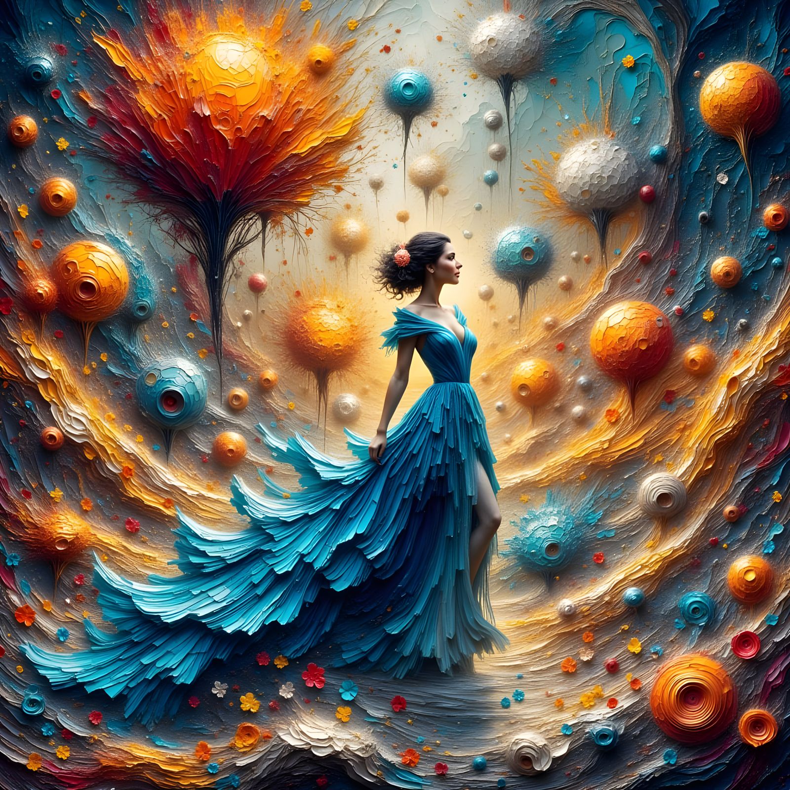 Surreal 70s Movie Poster Art