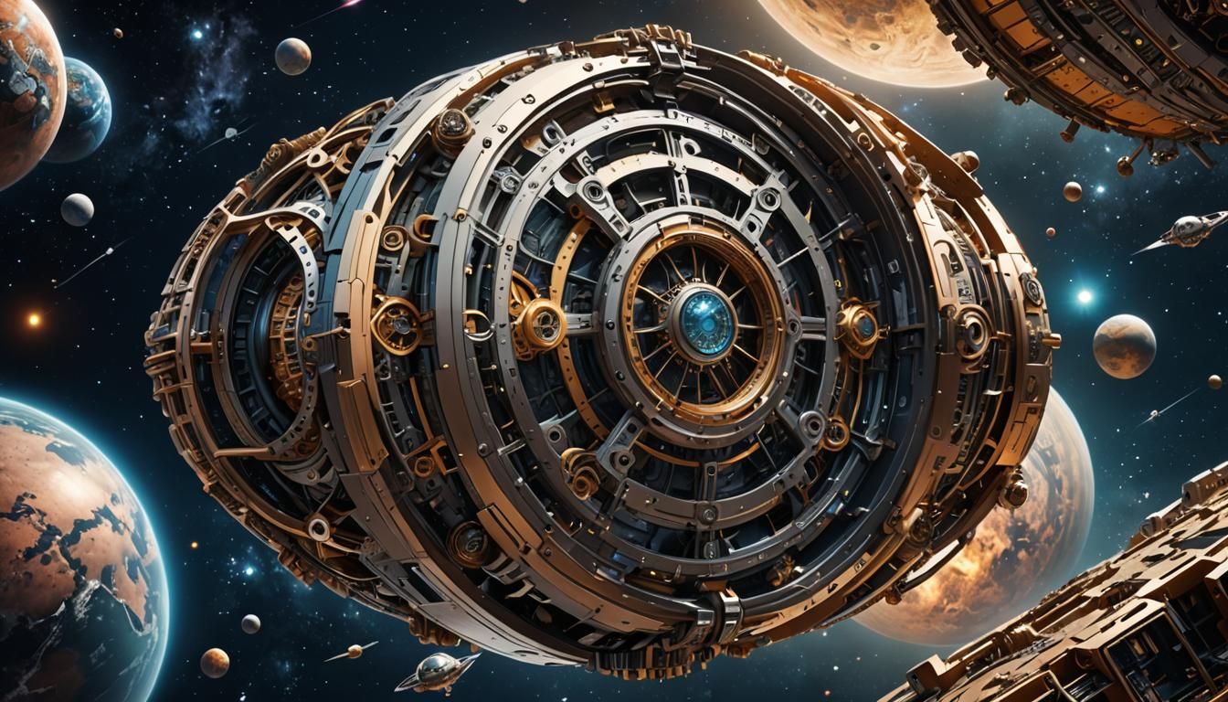 Biomechanical Object Flying in Deep Space