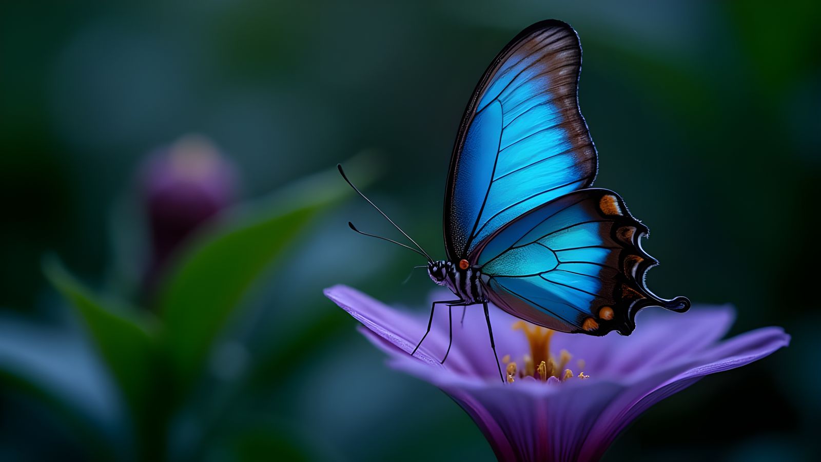 Blue Morpho Butterfly