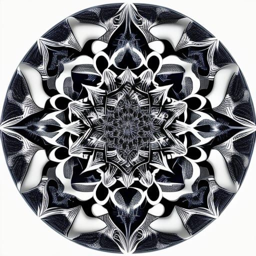 Intricate Fractal Mandalas in Vibrant 3D Shading