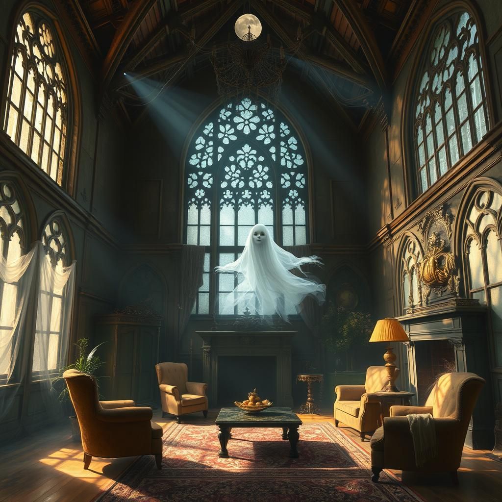 Ghost Seeks Friendship in Abandoned Mansion