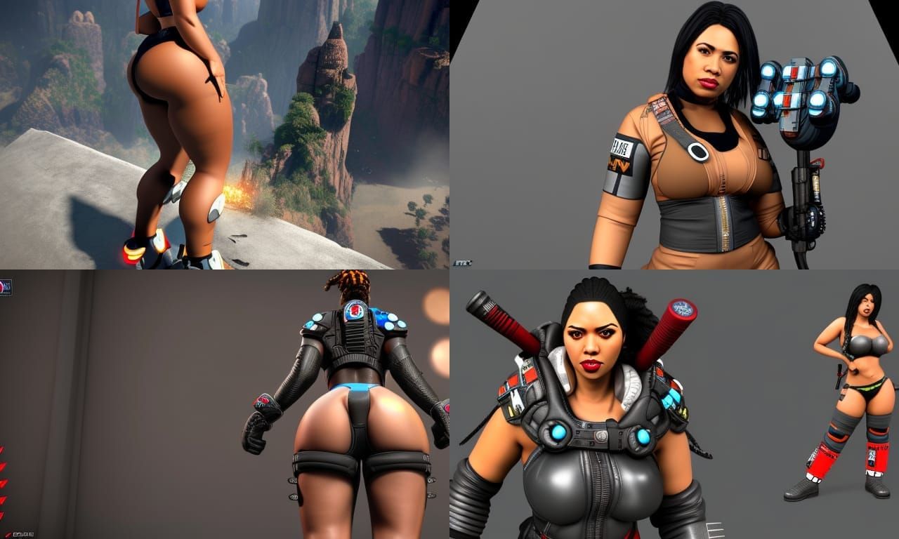 Loba Andrade 3D Model from Apex Legends