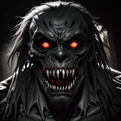 Surreal Horror Entity Unleashes Terror in Darkened Corridor