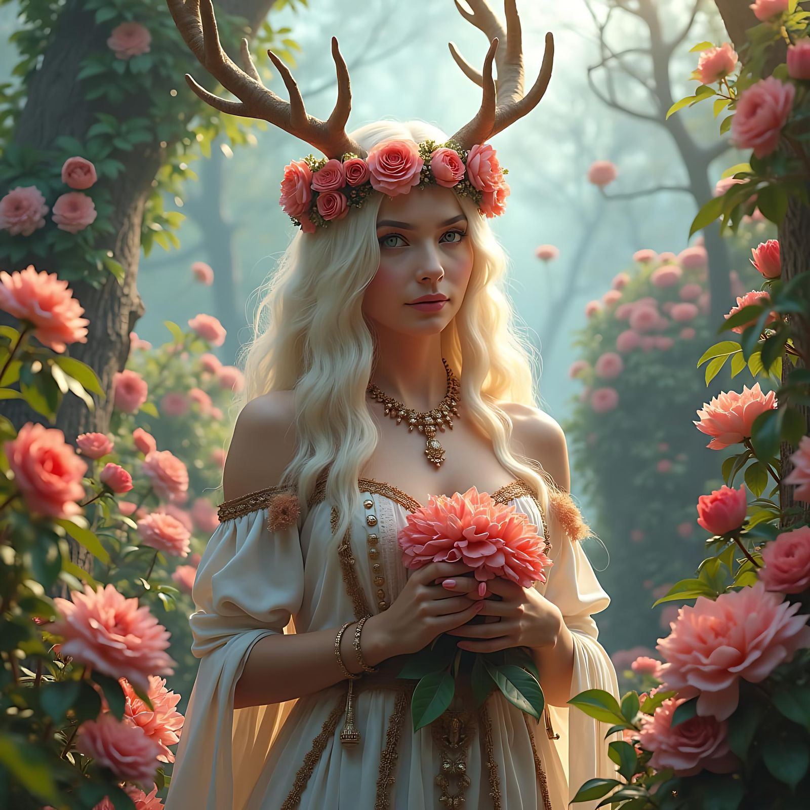 Freyja: Goddess of Love in Eternal Spring