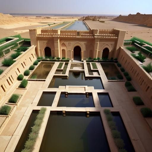 he Hanging Gardens of Babylon was built in 600 BC and was destroyed by earthquake in 226 BC. The first and most interest...