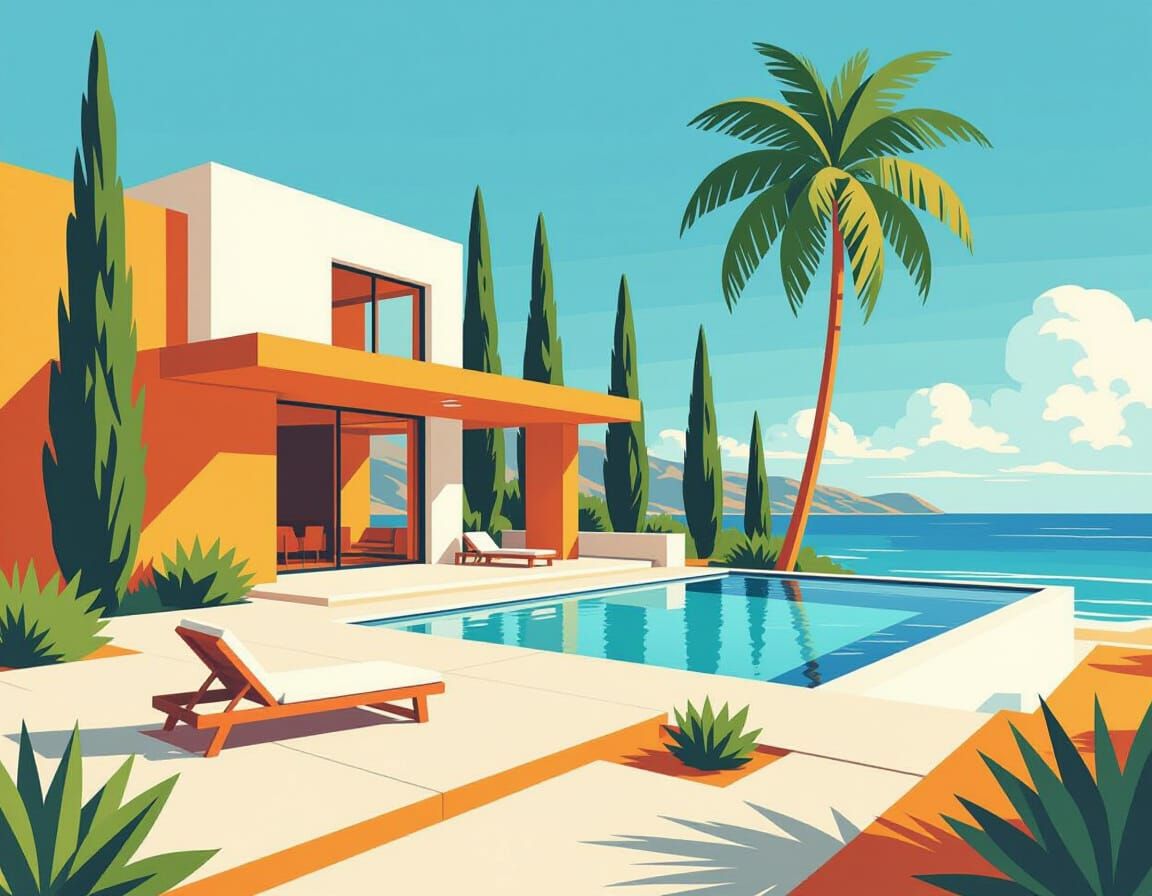 Minimalist House Near Ocean Inspired by Rothko