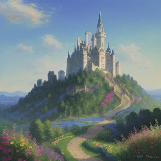 Whimsical Candy Fantasy Castle