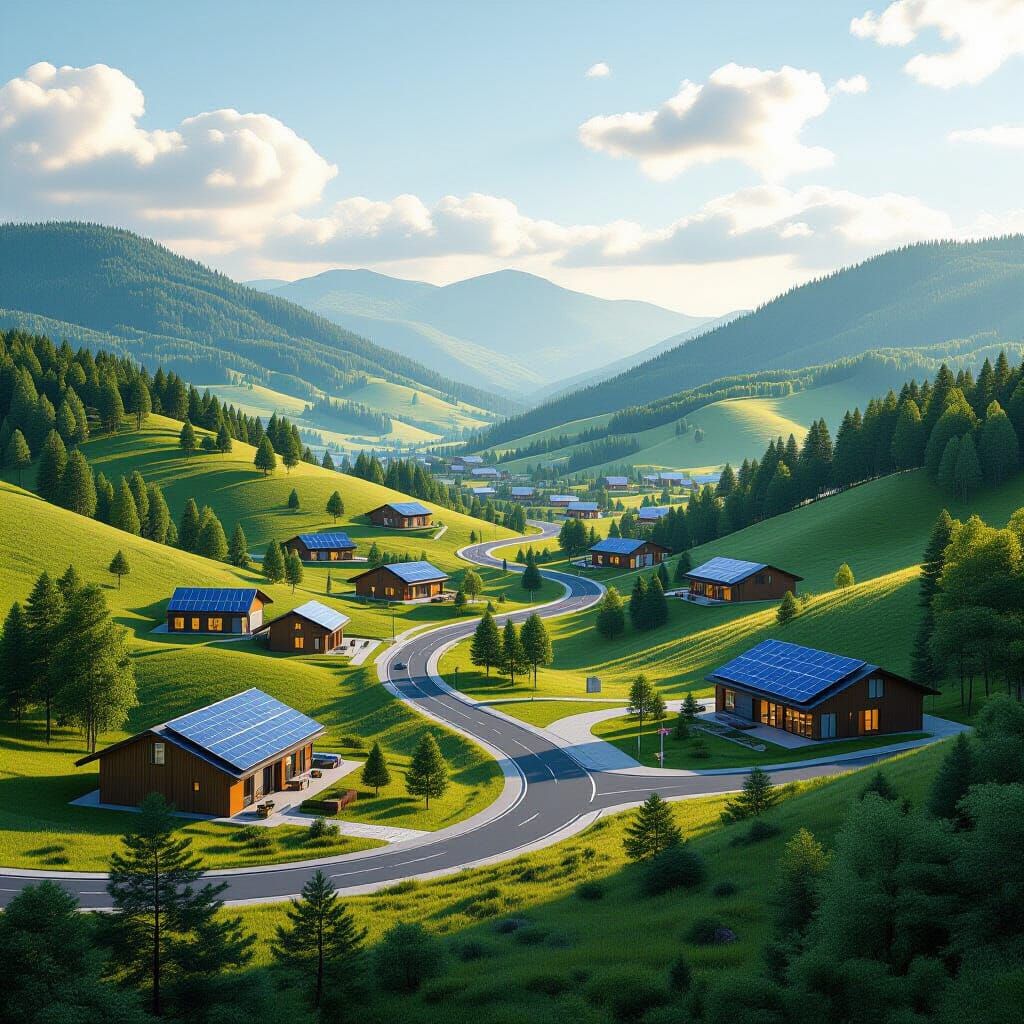 Rural Landscape Transformed into Eco-Friendly Development