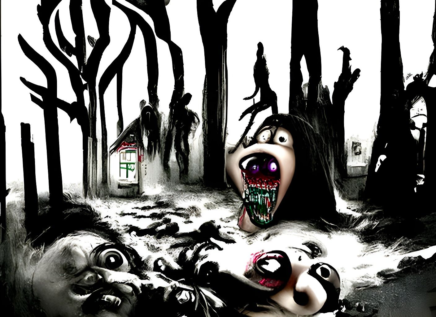 AI Interpretation of Horror Concept