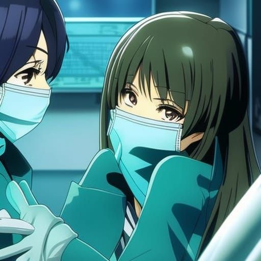 Dentist Visit in Anime Style