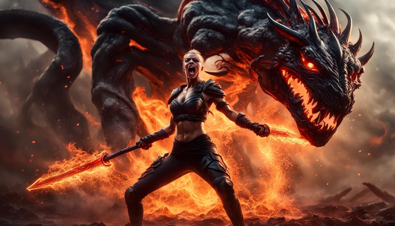 Furious Venom Sword Fight in Realm of Chaos