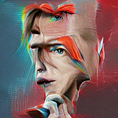 Portrait of David Bowie
