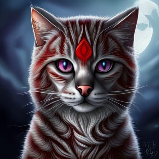 Egyptian Mau Kitten (Red Stripped)