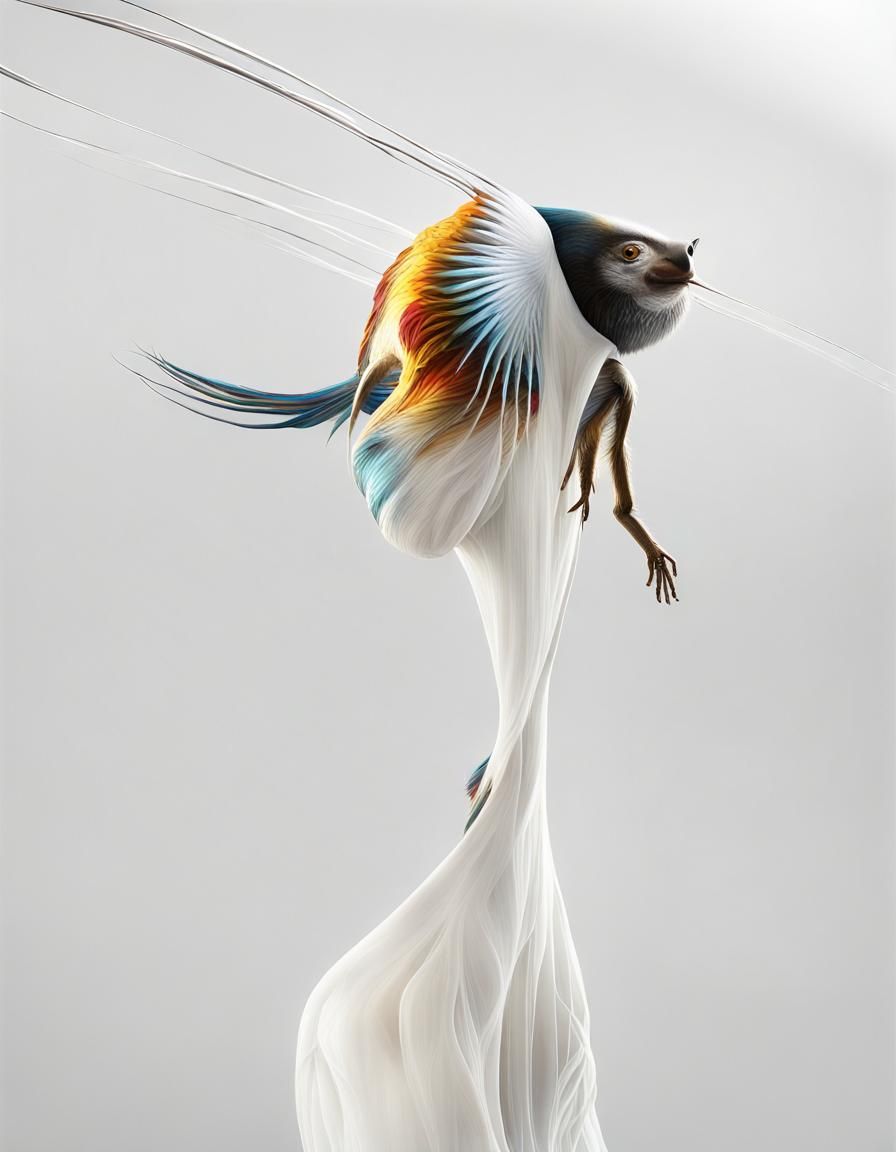 Hyperrealistic Alien Beings in Exotic Fashion