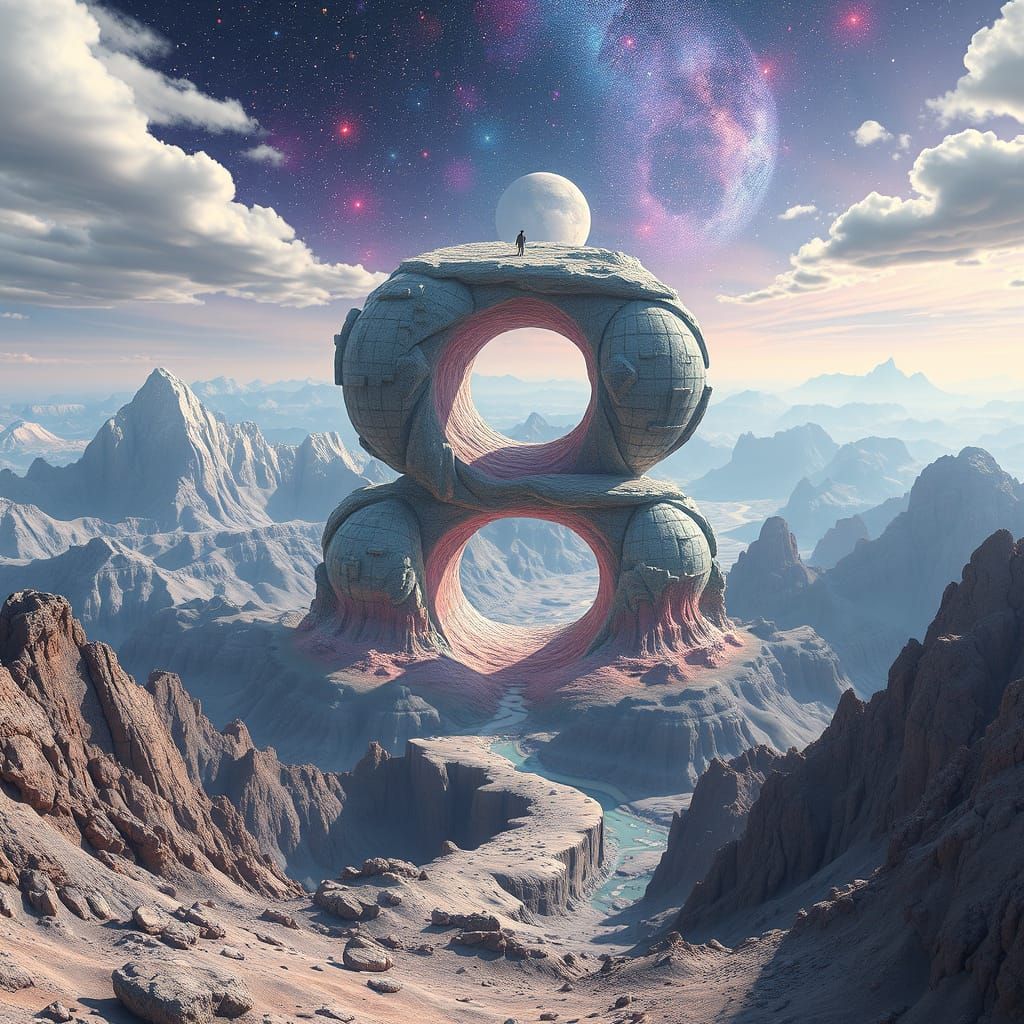 Cosmic 8 Formations in Abstract Holographic Space