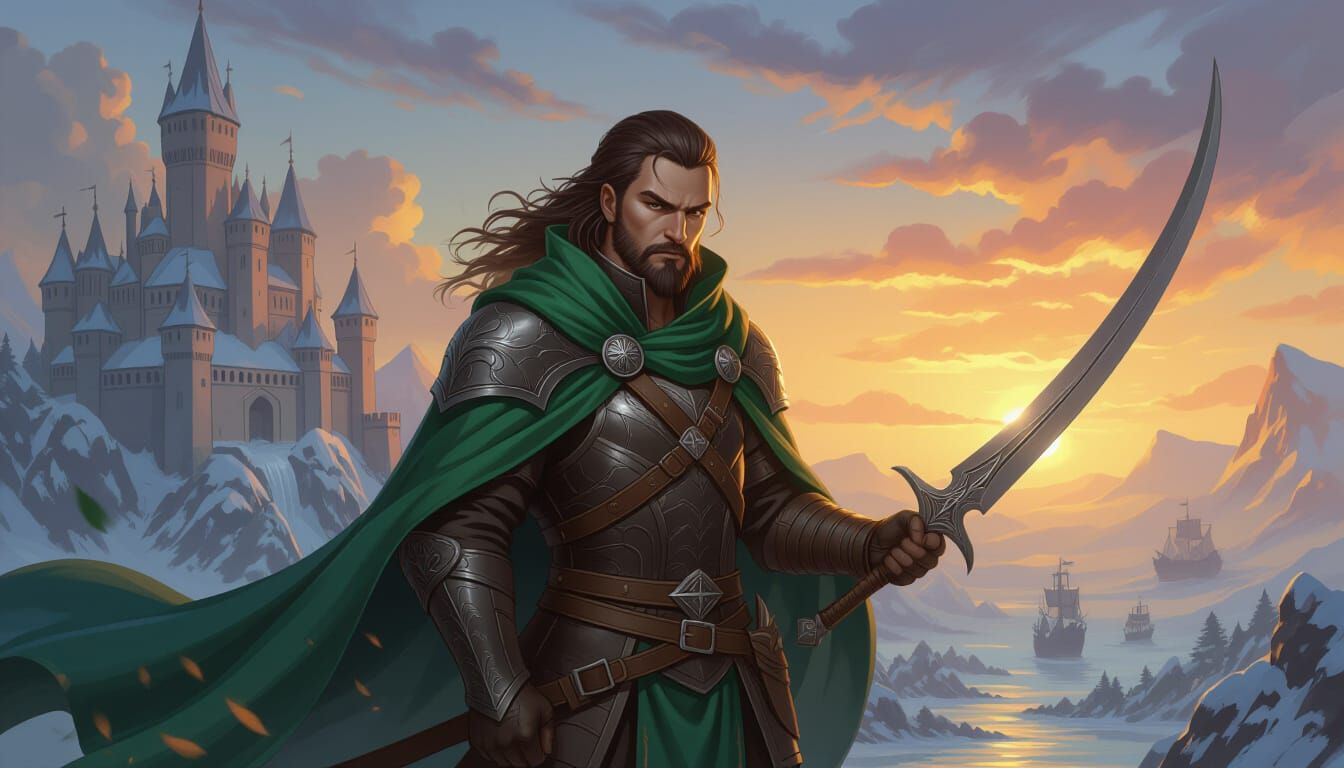 Dramatic Fantasy Book Cover Art