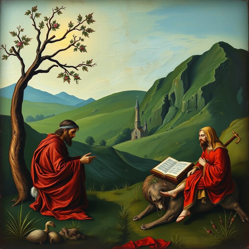 A Mystical Medieval Landscape in Braque and Caravaggio's Sty...