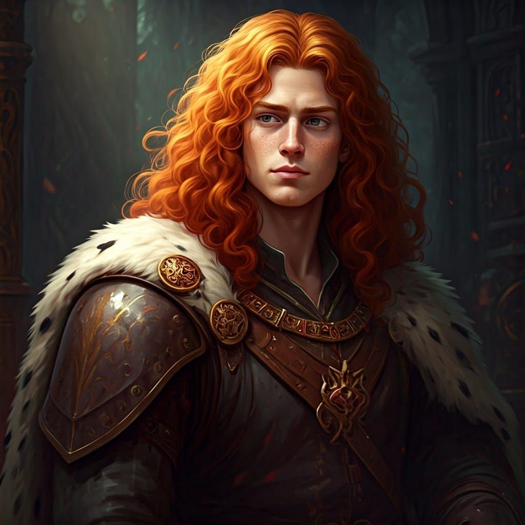 Medieval King and His Wife: Fantasy Concept Art