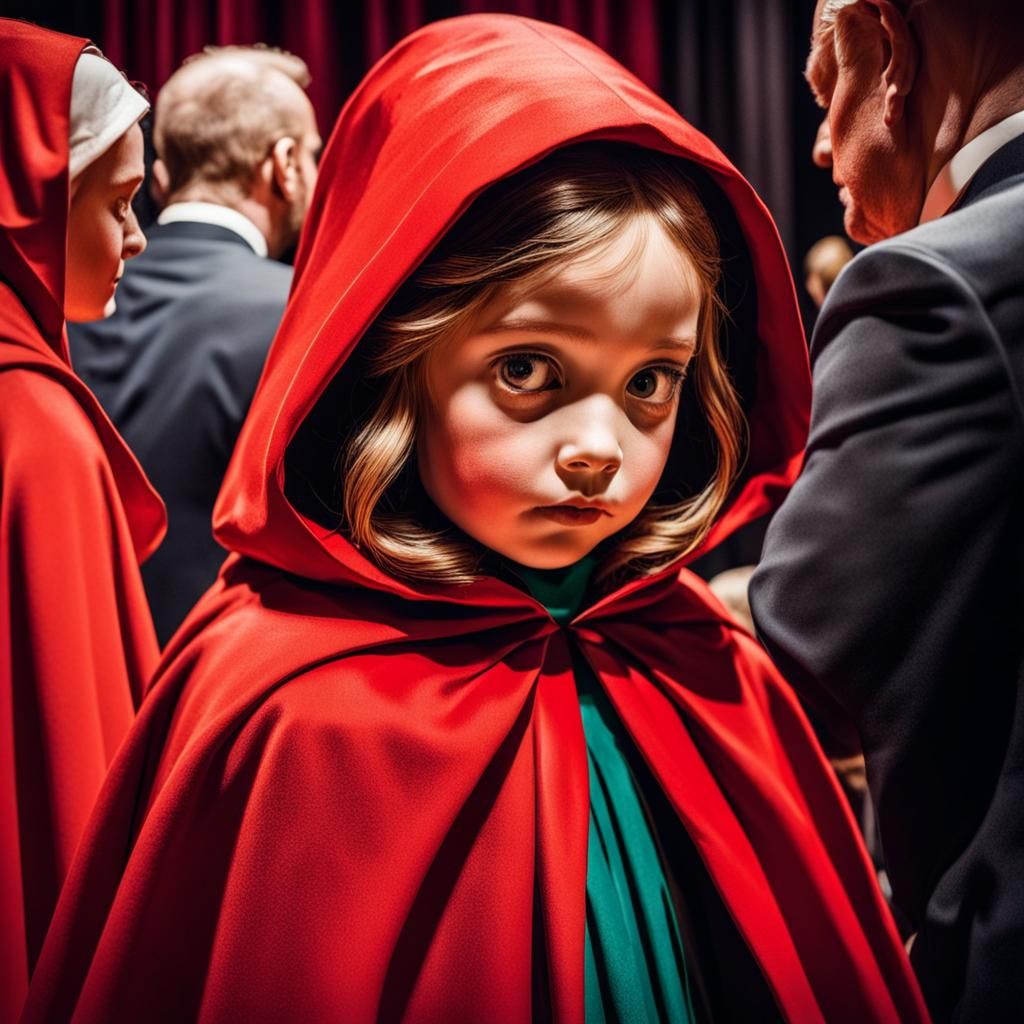 Girl Backstage at Opera Maximalism in Vivid Detail