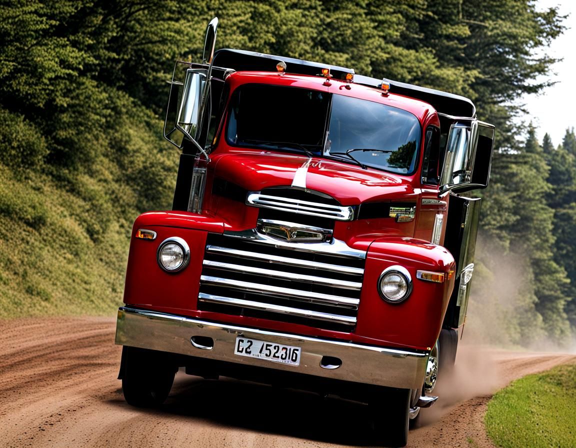 Truck with Abstract Word Associations