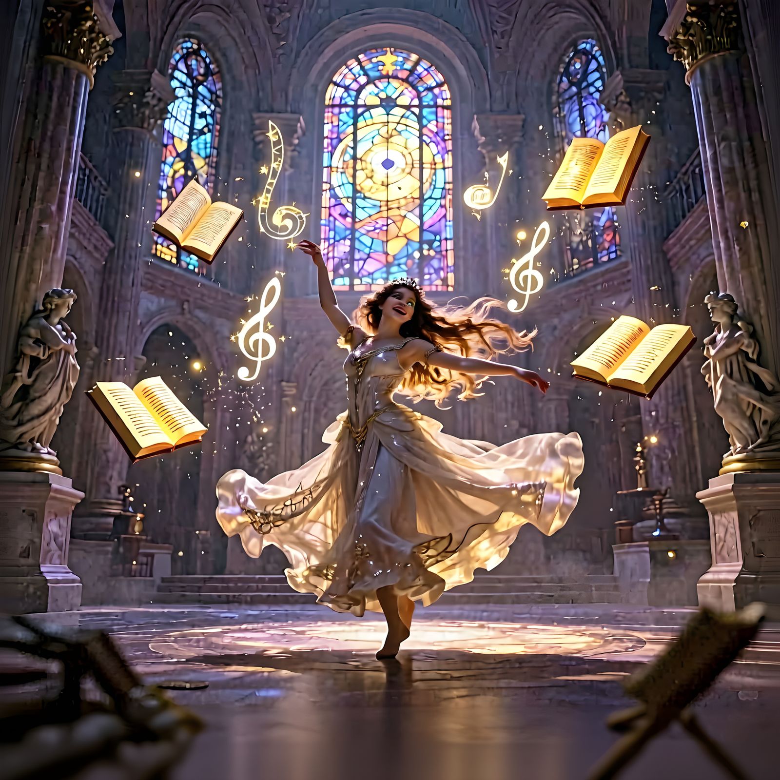 Mystical Ancient Library in Twisting Nether Realm