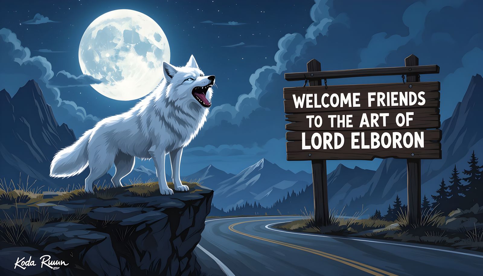 Wolf Art and Fantasy Art, (Art Of Lord Elboron,), by Lord El...