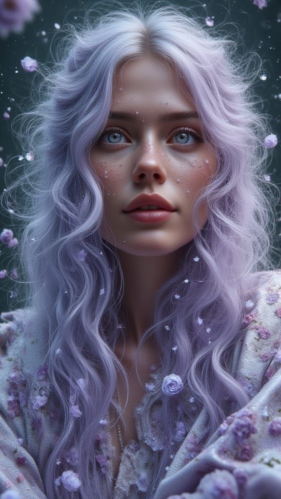 Ethereal Mystic Muse in Dreamcore Style