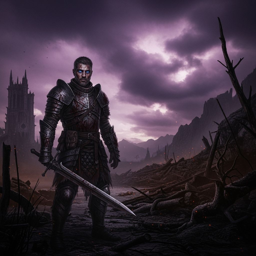 Grimdark Fantasy Image in Sinister Style