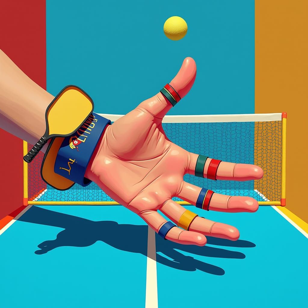 Fingers Play Pickleball: Whimsical Hand Game