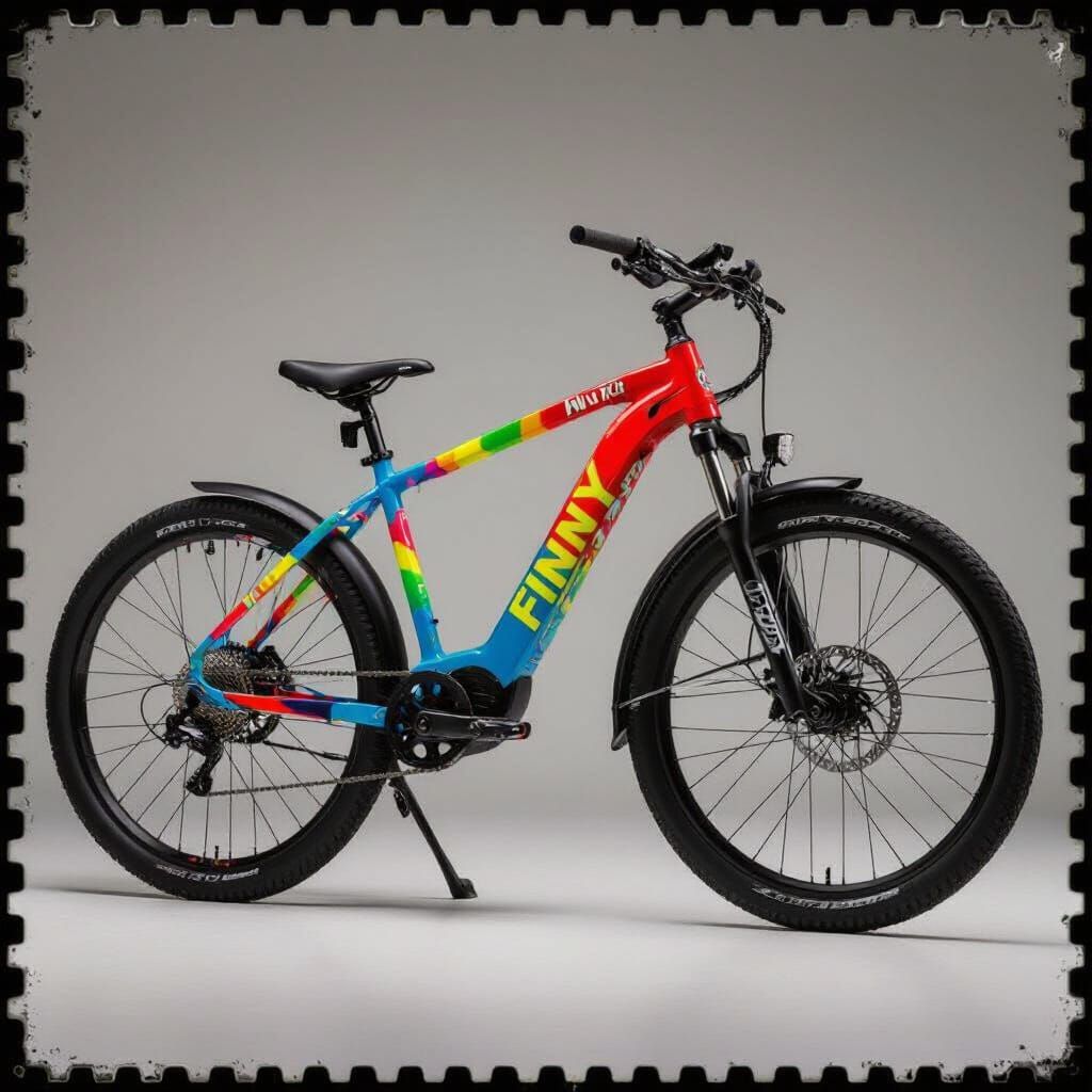 Specialized E-Bike with 'Finny' Paint Job